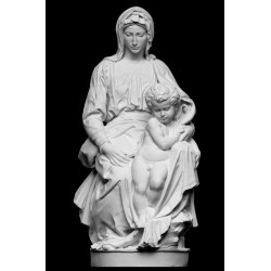 RID 67 Statua Madonna di Bruges di Michelangelo h. cm. 30
