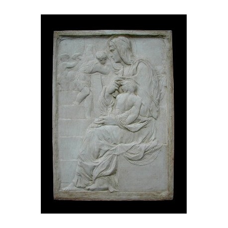 LR 53 Madonna della scala di Michelangelo h. cm. 59x42