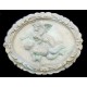 LR 41 Putti che suonano - ovale con cornice h. cm. 41x51