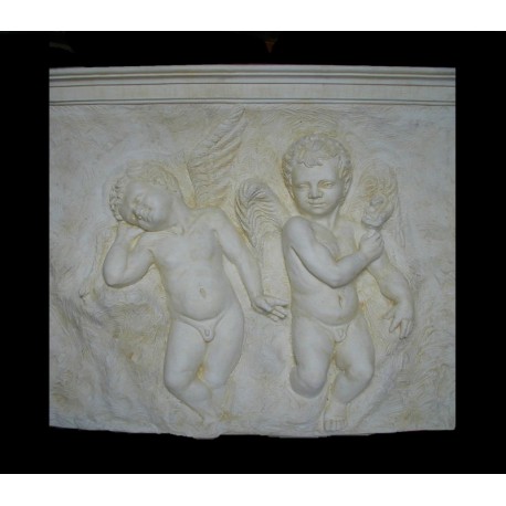 LR 21 Due angioletti in piedi h. cm. 78x89