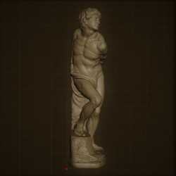 Rid. 30 Schiavo Ribelle h. cm.70 – Museo del Louvre.