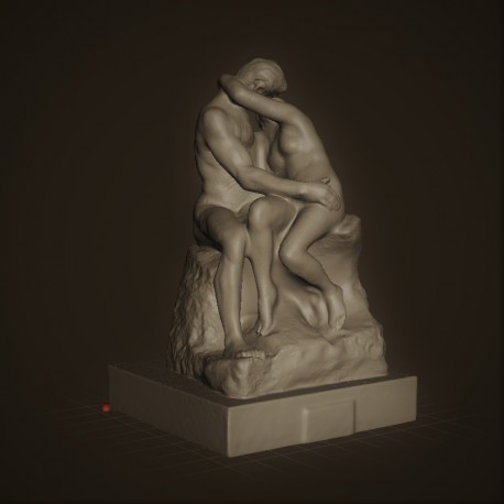 RID. 08 The Kiss h. cm. 47 – The Jardin des Tuileries, Paris.