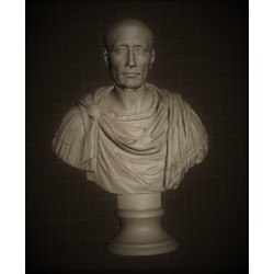 LB 375 Busto Galba Imperatore Romano h. cm. 75