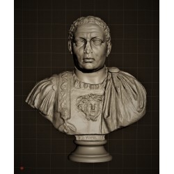 LB 378 Busto Vitellius Imperatore Romano h. cm. 75